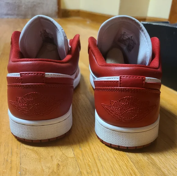 Nike Jordan 1 Low Gym Red/White Men's 9